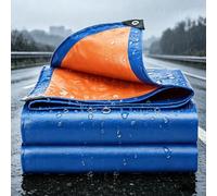 Heavy Duty Tarpaulin 180 G M² Pe 220x900cm Blue | Waterproof Groundsheet Weatherproof Snow Dust Uv, Large, Durable Tarp, Tear Resistant For Car Pool Camping Wood