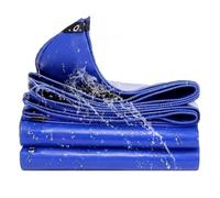 Heavy Duty Tarpaulin 700 x 1450 cm with Reinforced Loops - Tear-Resistant UV Protection Tarp Tent Sheet with Rope Waterproof Cover for Multipurpose Outdoor Use, Blue