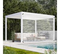 Heavy Duty Tarpaulin Waterproof 220 x 290 cm Tarpaulin Outdoor Cover 400 G M², Weatherproof, Frost-Resistant, Universal with Eyelets and Rope for Garden, Gazebo, A