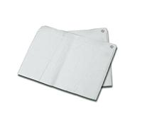 Heavy duty tarpaulin, waterproof cover, strengthened tarpaulin with eyelets every meter, UV protected, lightweight, easy to handle. For farm, garden, body shop, garage, leisure, etc. (4 x 4 m, White)