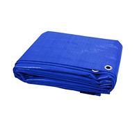 HEAVY DUTY TARPAULIN WATERPROOF COVER TARP GROUND CAMPING SHEET BLUE UK (Tarpailin 5 x 8m)