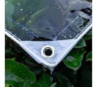 Heavy Duty Tarps 0.3mm Rainproof with Eyelets 400g/m² - Waterproof Tarpaulin for Outdoor Furniture, Gazebo, Caravan, Awning, Canopy Cover (140cm x 400cm)