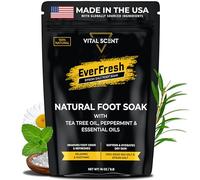 Heavy Duty Tea Tree Oil Foot Bath - Epsom Salt Soaking for Odour and Foot Bath to Soften Calluses - Athlete's Foot - Nail Discoloration - Relaxing Pedicure Soak - Dry Skin and