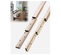 Heavy-Duty Telescopic Bay Window Pull-Out Slide Desk Extension for Kitchen Island - Adjustable Rail Hardware Accessories (Countertop 750mm to 1500mm)