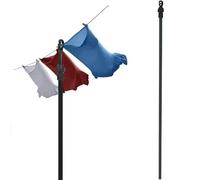 Heavy Duty Telescopic Clothesline Support Pole Adjustable 2.4m Washing Line Prop for Home and Garden Extendable Laundry Support for Sturdy & Convenient Drying Solutions (1)
