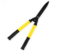 Heavy Duty Telescopic Hedge Shears - Garden Pruning Shear with Extendable Handles, Wavy Blade Design - Tree, Shrub & Hedge Trimmer Clippers with Comfort Grip (Yellow)