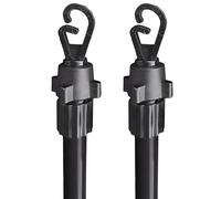 Heavy Duty Telescopic Washing Line Pole - Extendable Clothes Pole (Up to 2.4m) - Sturdy Outdoor Clothesline Support - Weather-Resistant and Adjustable Washing Line Prop - (5-Pack)