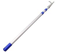 Heavy Duty Telescoping Boat Dock Hook - Extendable Aluminum Pole for Docking, Rescuing, and Cargo Handling(9.8 ft)