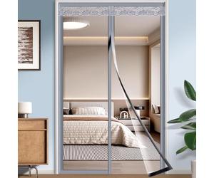 Heavy Duty Thermal Door Curtain, Clear PVC Strip Draught Excluder to Keep
