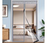 Heavy Duty Thermal Door Curtain, Clear PVC Strip Draught Excluder to Keep | Heat in & Save Energy, for Garage, Back Door, Utility Room