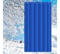 Heavy Duty Thermal Insulated Door CurtainNoise Reduction Windproof & Waterproof Front Door Cover for WinterPU Leather Cold Protection Screen (C 90cmx210cm)
