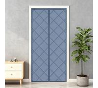 Heavy-Duty Thermal Insulated Magnetic Door Curtain, Automatic Closure, EVA Material, Energy-Efficient, Reduces Sound, 140x200cm, Temporary Use, Easy Installation