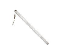 Heavy Duty Thick Steel Ruler, Straight Edges Metal Ruler Measuring Tool, Steel Hardened Centimeter Inch Scale Measuring Tool Rulers, Car Mounted Multifunctional Rulers for Students and Engineers