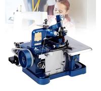 Heavy-Duty Three-Thread Overlock Sewing Machine, 250W Power, 3000 SPM, Adjustable Stitch Length and Width, Stepless Speed Control, for Home and Professional Use