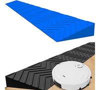 Heavy Duty Threshold Ramp for Doorways - Portable Indoor Kerb Ramp - Customizable Rubber Ramp for Easy Access(Blue,100 * 12 * 5CM)