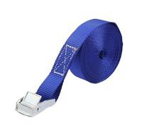 Heavy Duty Tie Down Ratchet Strap， 1Pcs 200x2.5cm Car Tension Rope Tie Down Strap Strong Ratchet Belt Luggage Bag Cargo Lashing Metal Buckle Tow Rope Red Black(Blue 1Pcs)
