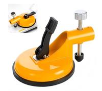 Heavy Duty Tile Leveler Suction Cup - 118mm Professional Tile Lifter & Levelling Tool for Porcelain, Stone, Glass, Metal & Wood - Ergonomic Aluminium Alloy & ABS Handle - Essential Tiling Kit for Larg