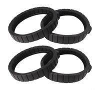 Heavy-Duty Tire Kit for Pentair Lil For Rebel Pool Cleaners-Part 360455 & 360450| Replacement Wheelsfor Suction-Side Aboveground Units, Black, 2-Pcs(4 PACK)