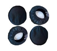 Heavy Duty Tire Shield Protectors For 21-32 Inch Black Color Fade Resistant Car Truck Accessories 4pcs Tire Protectors
