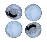 Heavy Duty Tire Shield Protectors For 21-32 Inch Silver Color Fade Resistant Car Truck Accessories 4pcs Silver Wheel Protectors For Campers Trailers SUVs
