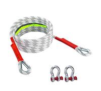 Heavy Duty Toe Rope 10 Ton Capacity High Strength Outdoor Adventure High Strength with Hook for Vehicle Recovery Assistance