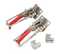 Heavy Duty Toggle Clamp Latch, 304 Stainless Steel Self-Locking U Bolt with 200kg Load, 2-Pack Adjustable Quick Release