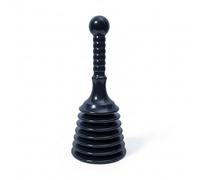Heavy Duty Toilet Plunger, Drain Unblocker Tool for Bathroom and Kitchen Sink, Powerful Rubber Drain Plunger for Toilet Sink Shower Bath, Plumbing Drain Cleaner Tool (Black)