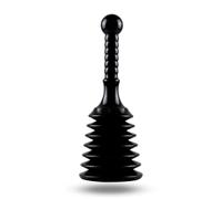 Heavy Duty Toilet Plunger UK Strong Suction Drain Unblocker for Bathroom Kitchen and Shower Easy to Use Sink Plunger for Blocked Drains Powerful Cleaning Tool, Durable Handle for Home Household.