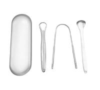 Heavy Duty Tongue Scraper for Adults, Lightweight Combat Bad Breath | Stainless Steel Tongue Scraper, for the Whole Family, Travel and Home