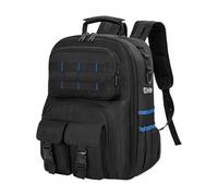 Heavy Duty Tool Backpack - Hard Floor Storage Pack - With Numerous Pockets, Heavy Duty Electric Backpack - Suitable for Technicians, Construction, Plumbers, DIY and Industry