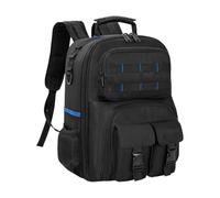 Heavy Duty Tool Bag - Utility Backpack with Hard Base, Heavy Duty Storage with Multiple Compartments, Reinforced Holder for Carrying Equipment, Professional Portable Gear Carrier