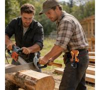 Heavy Duty Tool Belt Clip - ABS 7.8x6Cm 73G Quick Release Handle Holder, Double Elastic Strap Waist Accessory, Secure Grip Tool Organizer, Auto Locking Power Drill Clamp With Ball Head Screw | Profess