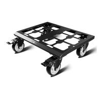 Heavy Duty Tool Box Dolly Compatible with Mil.Waukee Packout Toolboxes, Thickened Carbon Steel Frame and Larger Wheels with Brake System, No Drilling Required, Load-Bearing Capacity Up to 200lb