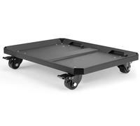 Heavy Duty Tool Box Dolly Compatible with ToughBuilt StackTech Toolboxes, Carbon Steel Rolling Base with 4 Locking Wheels, Mobile Tool Storage Platform for Workshop, Garage & Jobsite