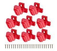 Heavy Duty Tool Rack Plastic 3-Screw Fix(8pcs)