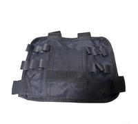 Heavy Duty Tool Roll Bag, 1000D Nylon Electrician Pouch with Belt Clip, Compact Waterproof Storage for Mechanic, Black