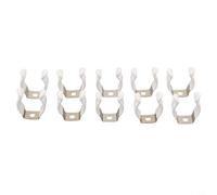 Heavy Duty Tool Spring Clips, Spring Kit Terry Clips Set 10PCS Set Open Type Steel Spring Tool Clips for Organizing Tools and Equipment(19mm)