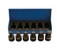 Heavy Duty TorxÂ® Socket Bit Set 1/2"D 6pc - Laser 4947 New