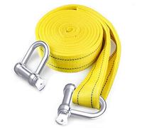 Heavy Duty Tow Strap, 2" X 10ft Snatch Strap 11,000 Lbs Recovery Strap Winch Tree Saver Strap Emergency 4x4 Off Road Gear Towing Accessories for Truck Jeep ATV UTV (Size :5T) (Color : 18t, Size : 5m