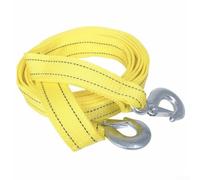 Heavy Duty Tow Strap 3T Nylon Recovery Rope Heavy Duty Tow Strap | 3-ton capacity, 3-meter length, for heavy-duty nylon, steel hooks, mud snow sand recovery