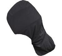 Heavy-Duty Towable Boat Cover - Waterproof 420D Oxford Outboard Engine Cover for 71"x76"x64" Engines - Black Protection Against UV & Weather Elements