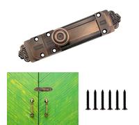 Heavy Duty Tower Bolt,Antique Brown Vintage Gate Latch Zinc Alloy Slide Lock,Surface Mounted Sliding Door Lock Strong Door Security Bolts for Bedrooms, Bathrooms, Cupboards, Storage