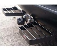 Heavy duty towstep towbar mounted double rear step van, 4x4 in Black