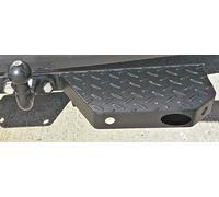 Heavy duty towstep towbar mounted Single rear step van 4x4, Commercial Black (R)