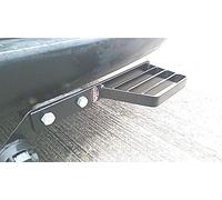 Heavy duty towstep towbar mounted single rear step van, 4x4 in black