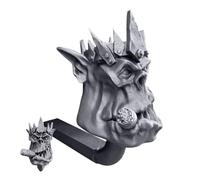 Heavy-Duty Trailer Hitch, 3D Printed Funny Tow Hook, Orc-Shaped Trailers Receiver Sturdy Material Sturdy Build, Car RV ATV SUV Accessory with Unique Design, Trailer Hitch for Long Driving Travel