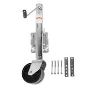 Heavy Duty Trailer Jack 1500lbs Capacity with Dual Wheels, Adjustable Height for ATV, UTV, Boat, RV (Common Type)