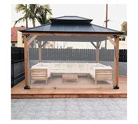Heavy-Duty Transparent Outdoor Curtain with Eyelets for Veranda Pergola or Gazebo - Weatherproof for Garden (1.8x1.8m)