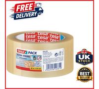 Heavy Duty Transparent Packing Tape 6 Rolls 66m x 50mm for Packaging tesaPack