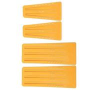 Heavy Duty Tree Cutting Wedges Antislip Spikes Splitting Tool for Secure Logging Operations Combination 4pcs / Set Chainsaw Wedges